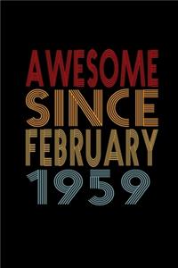Awesome Since February 1959