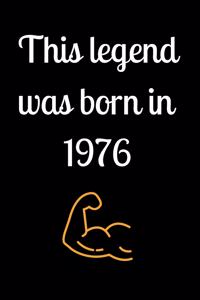 This legend was born in 1976