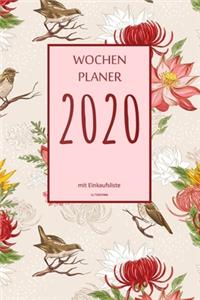 Wochenplaner 2020 mit Einkaufsliste