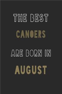 The Best canoers are Born in August journal