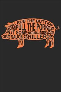 Bbq Griller Natural BornRub The Butt Grillmaster Grill And Chill Pull The Pork