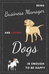 Business Manager & Dogs Notebook