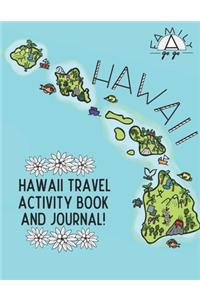 Hawaii Travel Activity Book and Journal