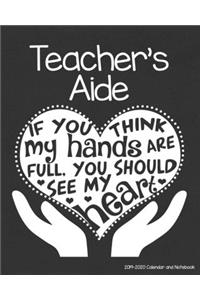 Teacher's Aide 2019-2020 Calendar and Notebook