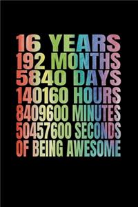 16 Years Of Being Awesome