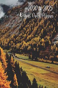 6 Year Daily Planner 2020 To 2025