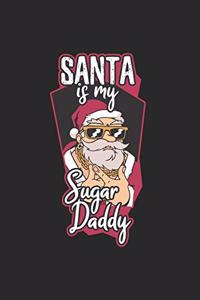 Christmas Santa Sugar Dad Notebook