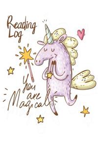 Reading Log You Are Magical