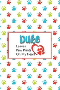 Duke Leaves Paw Prints on My Heart