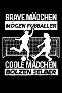 Coole Mädchen Spielen Fußball