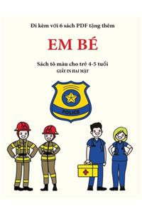 Sách tô màu cho trẻ 4-5 tuổi (Em bé)