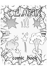 Blank Comic book ( Drawing Cartooning )