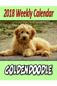 2018 Weekly Calendar Goldendoodle