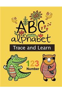 ABC Alphabet & 123 Number Trace and Learn
