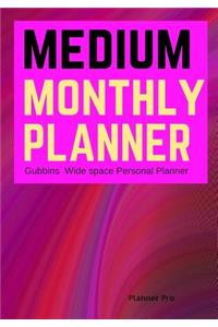 Gubbins Medium Monthly Planner