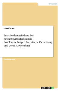 Entscheidungsfindung bei betriebswirtschaftlichen Problemstellungen. Mehrfache Zielsetzung und deren Anwendung