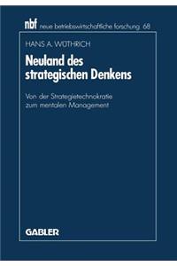 Neuland Des Strategischen Denkens