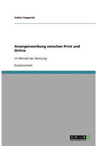 Anzeigenwerbung zwischen Print und Online