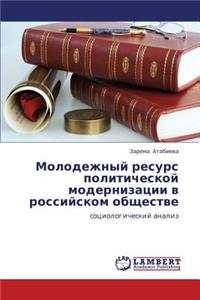 Molodezhnyy Resurs Politicheskoy Modernizatsii V Rossiyskom Obshchestve