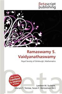 Ramaswamy S. Vaidyanathaswamy