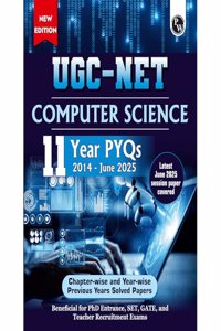 PW UGC-NET Computer Science PYQ 11 Years (2014-25) Latest June 2025 Paper Covered (Paperback, PW)