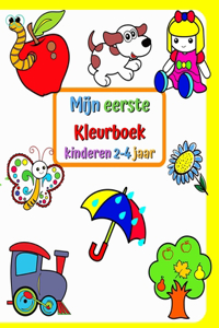 Mijn eerste Kleurboek, kinderen 2-4 jaar