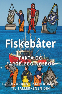 Fakta om Fiskebåter og fargeleggingsbok