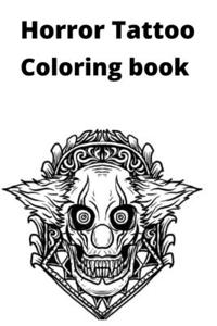 Horror Tattoo Coloring book