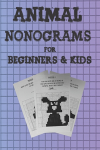 Animal Nonograms for Beginners and Kids