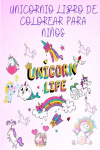 Unicornio Libro de Colorear para Niños