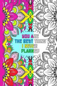 Coloring Book For Adults With Romantic Quotes