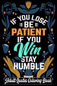 Adult Quotes Coloring Book