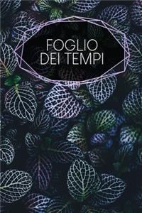 Foglio dei tempi