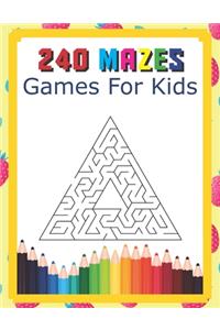 240 Mazes Games For Kids