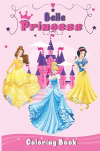 Belle princess Coloring Book