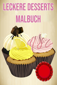 Leckere Desserts Malbuch
