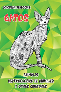 Colorear Zendoodle - BabyZoológico de animales y otras criaturas - Animales - Gatos