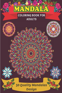 Mandala Coloring Book For Adults 50 Quality Mandalas Design
