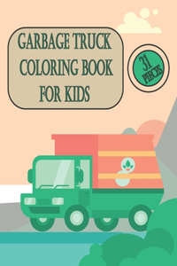 Garbage Truck Coloring Book For Kids