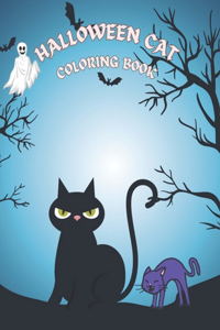 Halloween Cat Coloring Book
