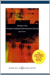 Principles of Auditing and Other Assurance Services