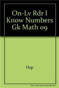 On-LV Rdr I Know Numbers Gk Math 09