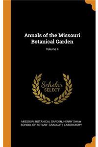 Annals of the Missouri Botanical Garden; Volume 4