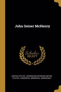 John Geiser McHenry