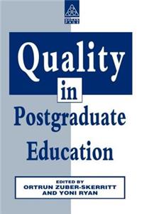 Quality in Postgraduate Education