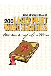 Bobo Strategy Book of 200 Large Print Word Searches