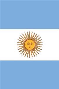 Argentina Flag Notebook - Argentine Flag Book - Argentina Travel Journal