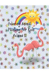Coloring Animal Painting for Kids Volume 2