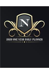 N - 2020 One Year Daily Planner