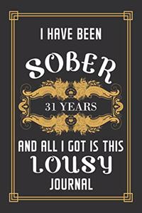 31 Years Sober Journal